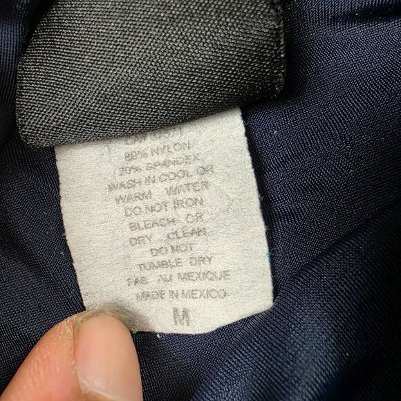 Rip Curl Planet Rashguard Mens Medium Blue Classic Short Sleeve Shirt Swimming - Picture 5 of 9